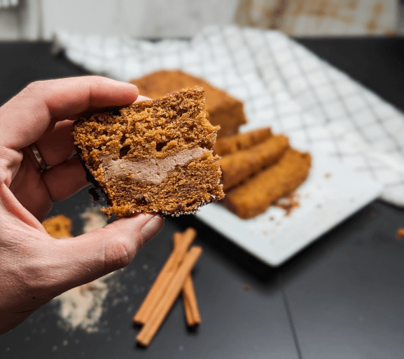 cream cheese pumpkin loaf